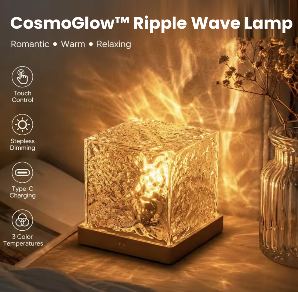CosmoGlow™ — RippleWave Lamp